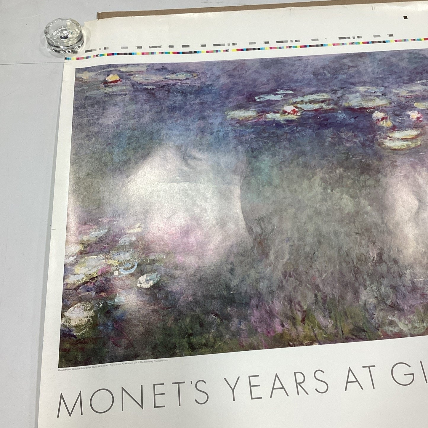 Monet's Years At Giverny 1978 Metropolitan Museum Exhibit Poster Print - 50x38”