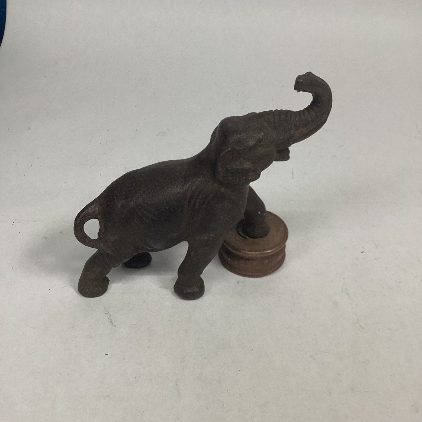 Vintage Cast Iron Elephant Figurine