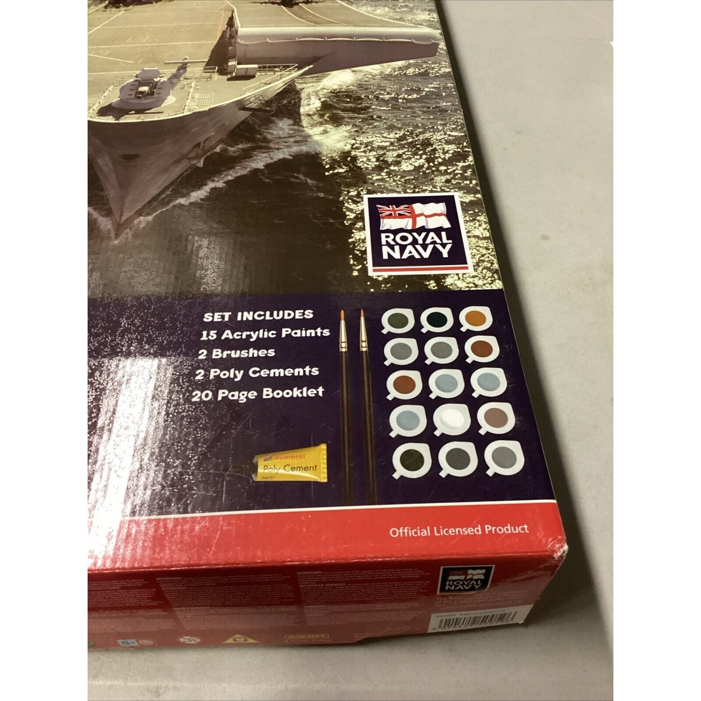 Airfix A14201 - HMS Illustrious - 1:350 Plastic Model Kit Ship - Open Box/Sealed