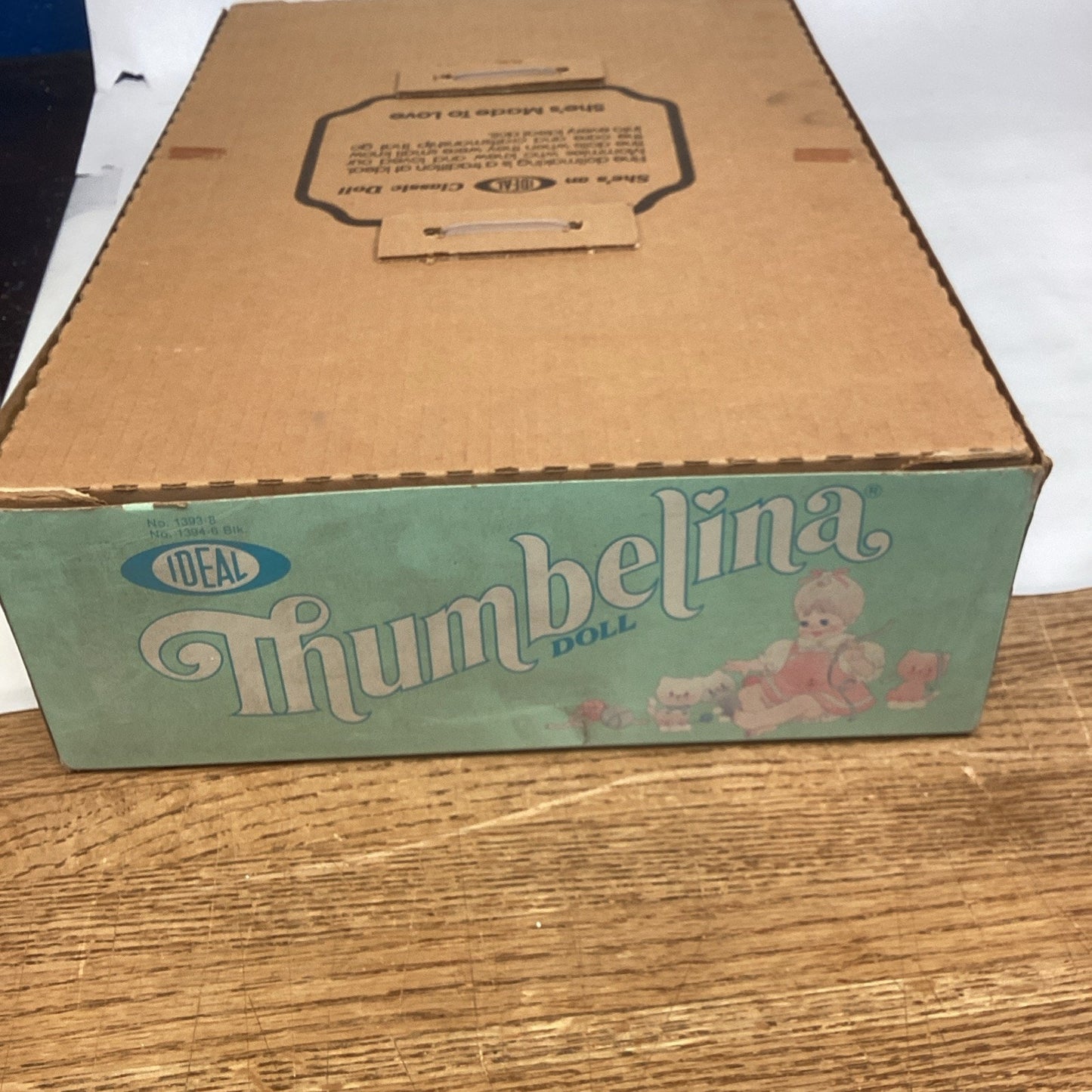 1982 - 16 inch Thumbelina Doll With Ma_Ma Voice - African American - NOS