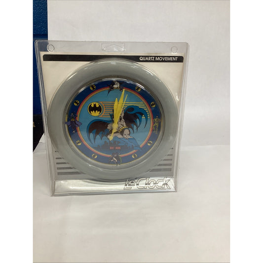 VINTAGE BATMAN ELECTRO OPTIX LE WALL CLOCK - QUARTZ MOVEMENT - New