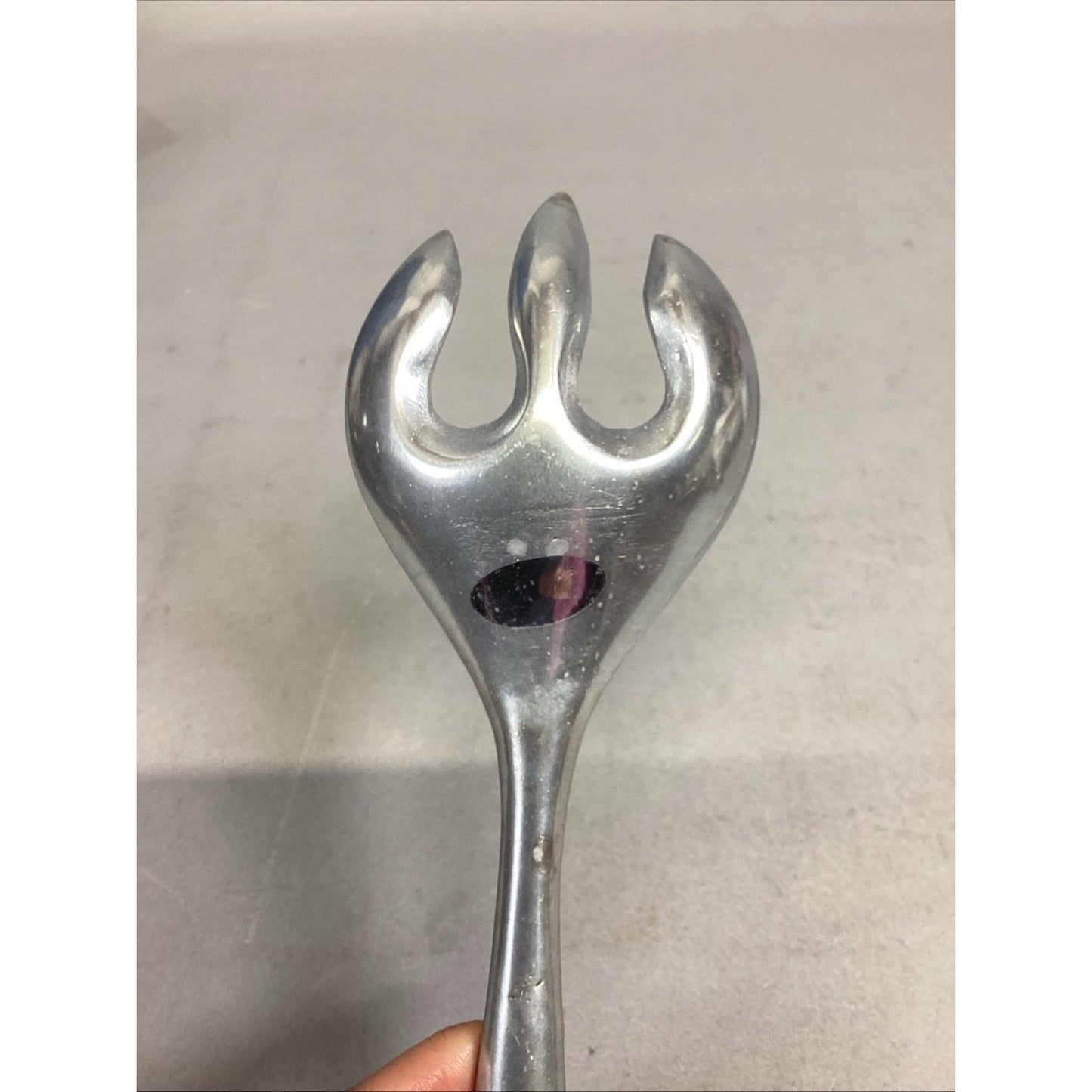 Mariposa Pewter Salad Serving Set Fork Spoon Grapes Grapevine Utensils 1990