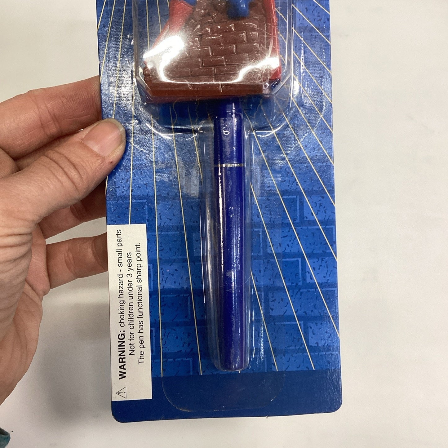 VINTAGE SUPERMAN PENCIL/PEN TOPPER WITH PEN
