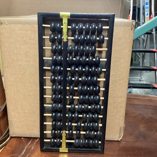 Lotus Flower Brand Abacus - 13 Rows, 91 Beads - Vintage Calculator