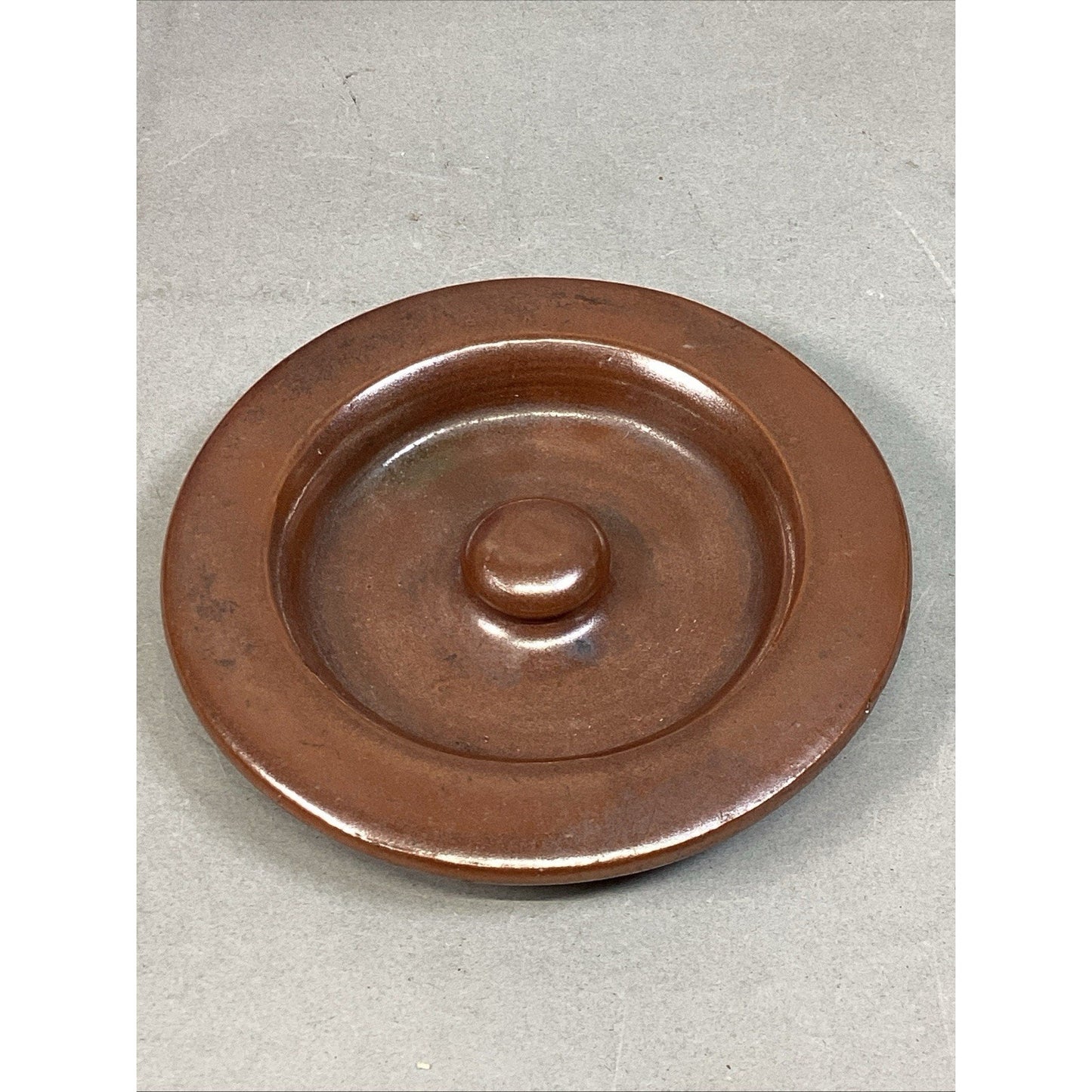 Vintage Chinese Pottery Medicine/Tamping Pot With Lid - Signed