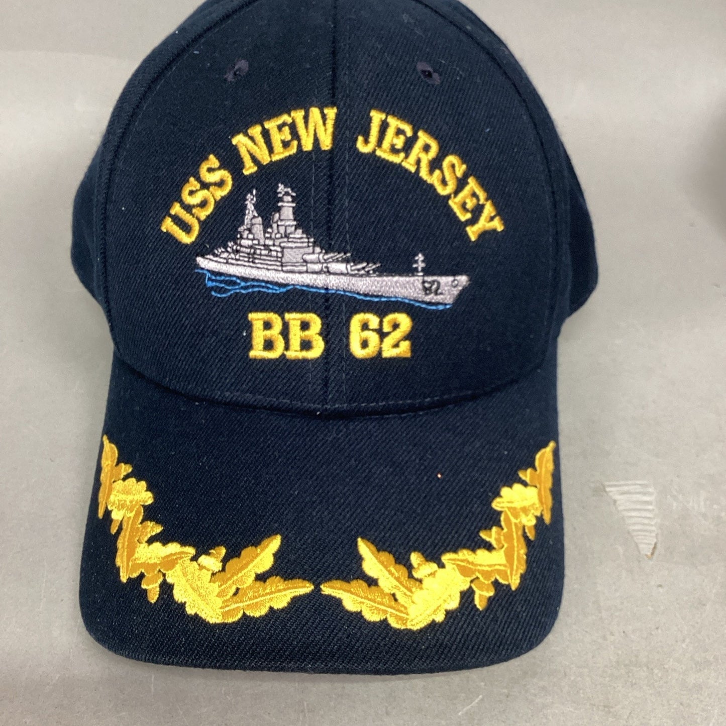 The Corps USS NEW JERSEY - BB-62 Hat, BB-62 Anniversary Hat & BB-62 Pin