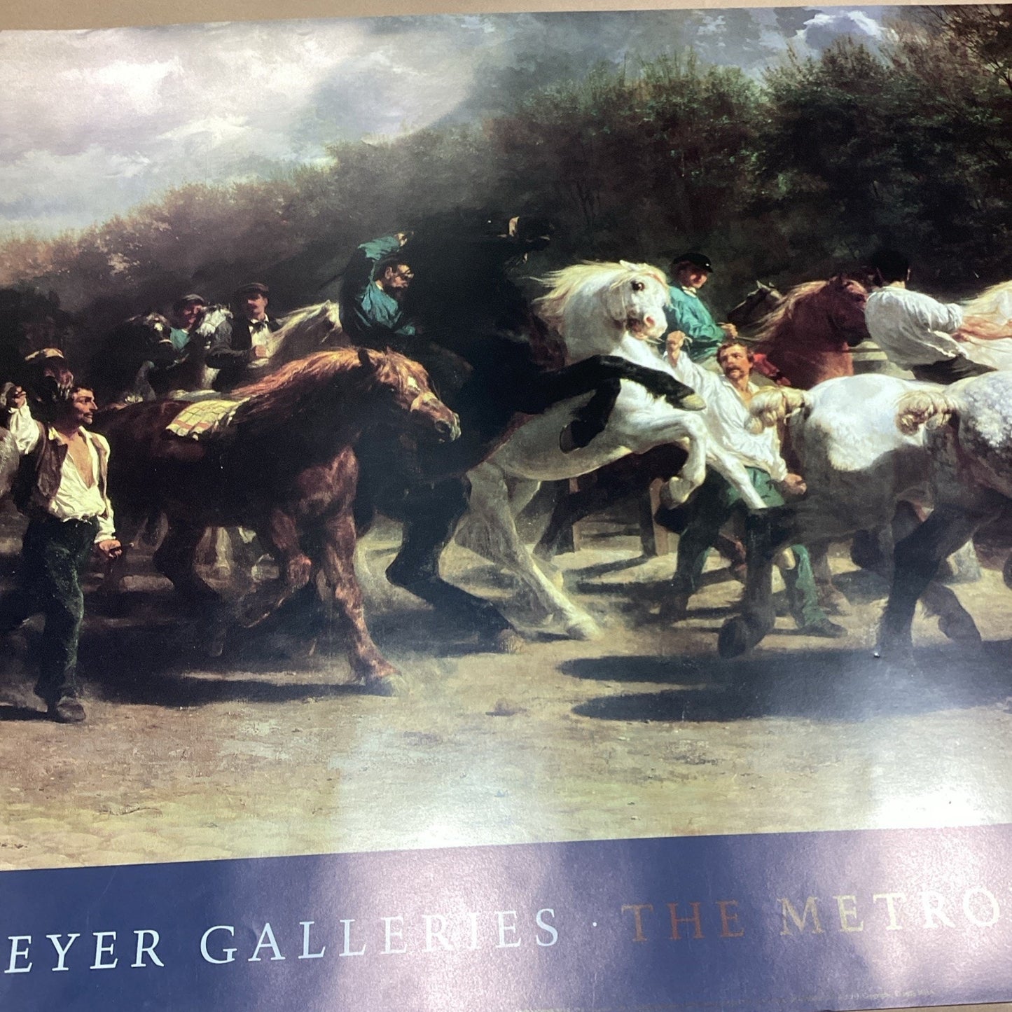 The Andre Meyer Gallery The Horse Fair Art Poster - 48.5x26”