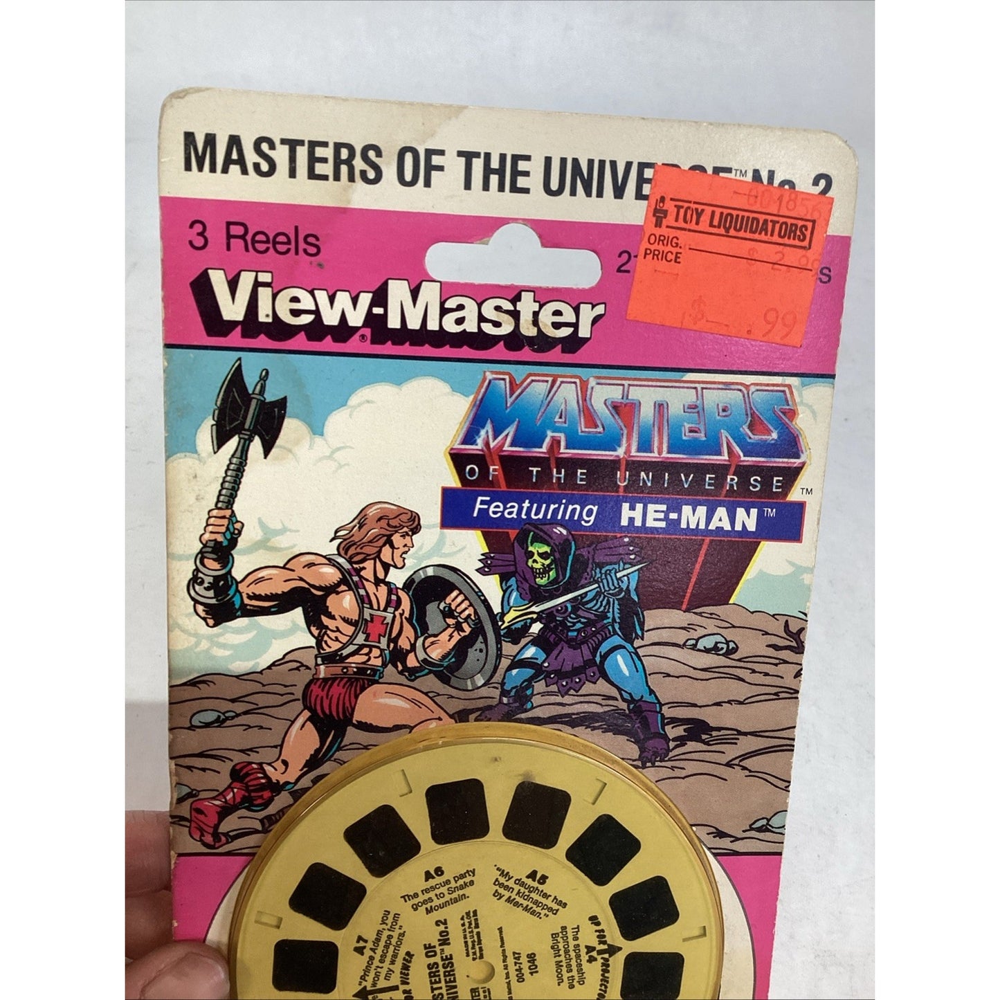 Vintage NOS View-Master Masters of the Universe He-Man 3-D Reels Sealed