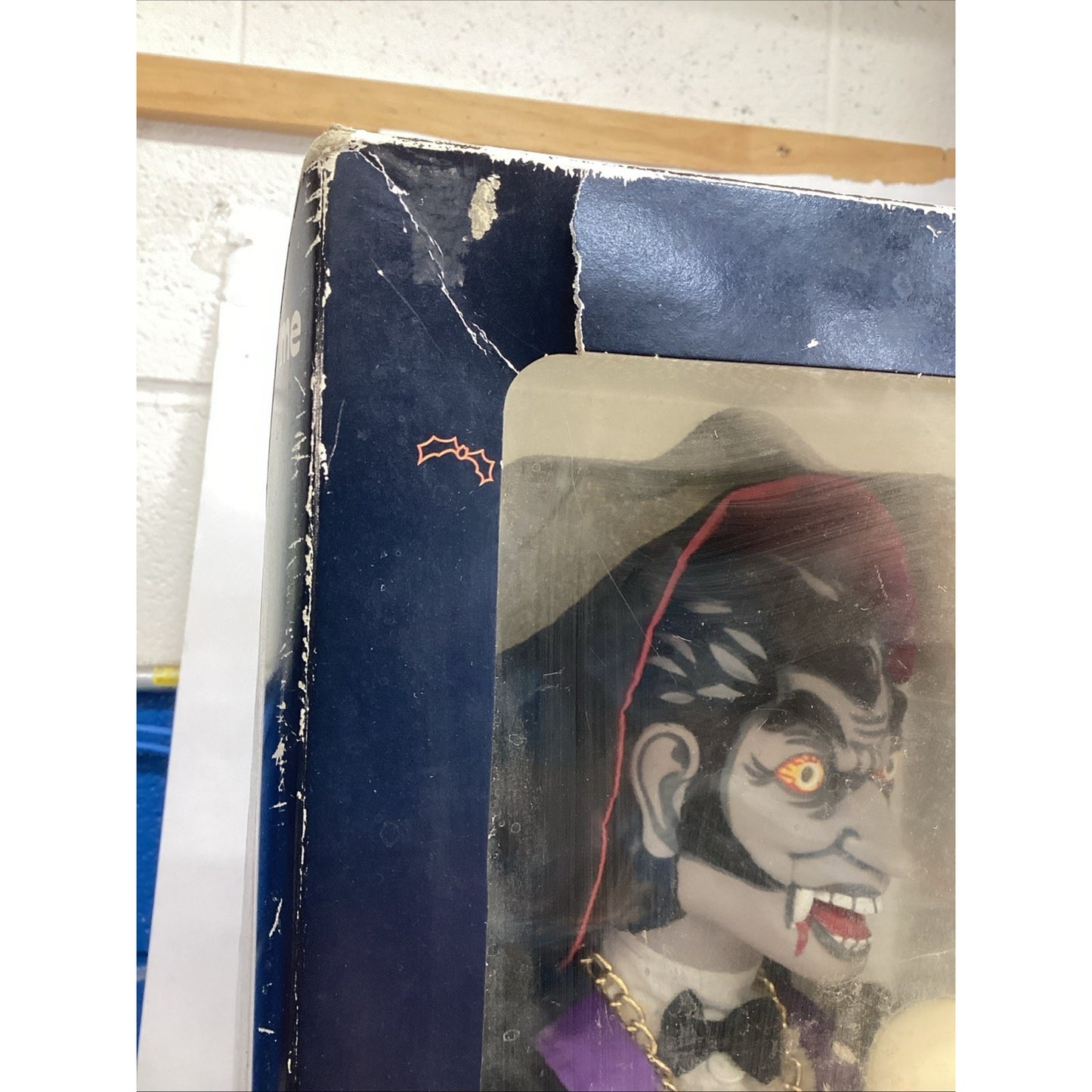 Vintage Witch Time Animated Dracula Figurine With Box - NOS
