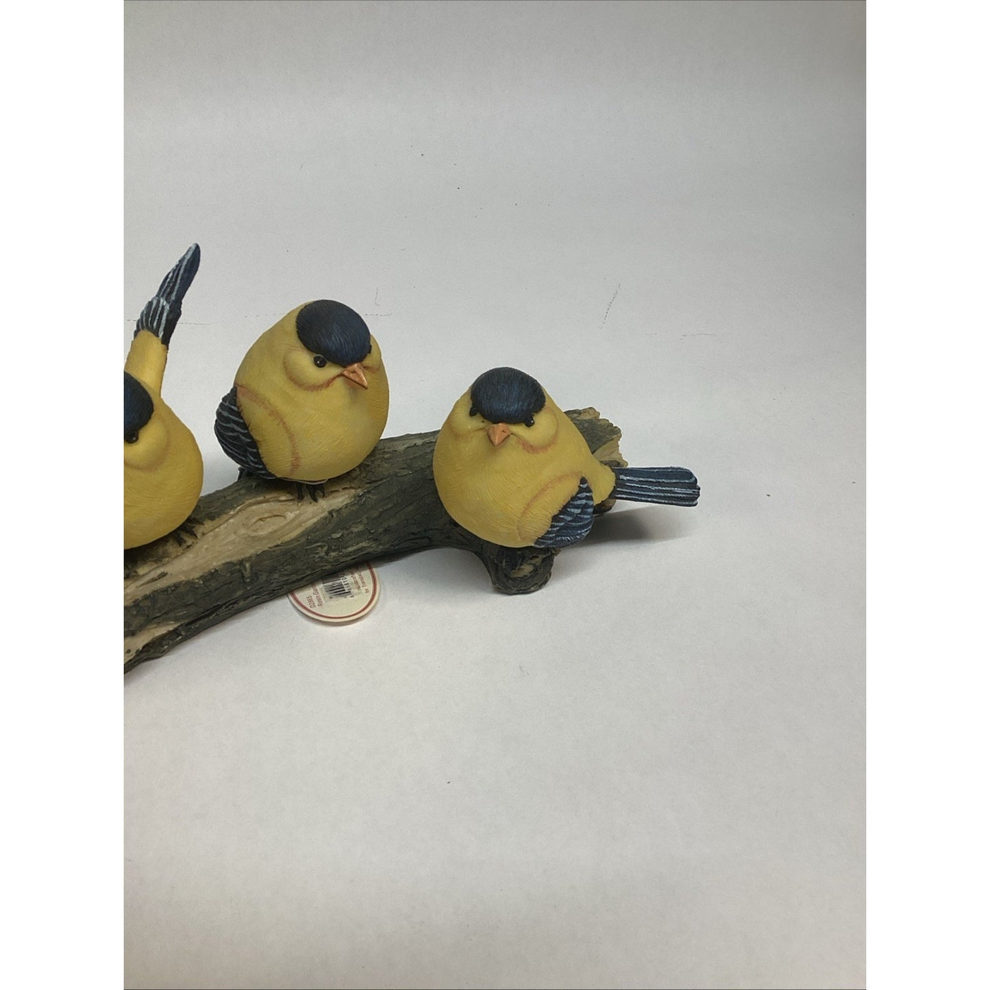 Tii Collections 4 Finch Birds On A Tree Branch Figurine Home Decor- Resin D2865