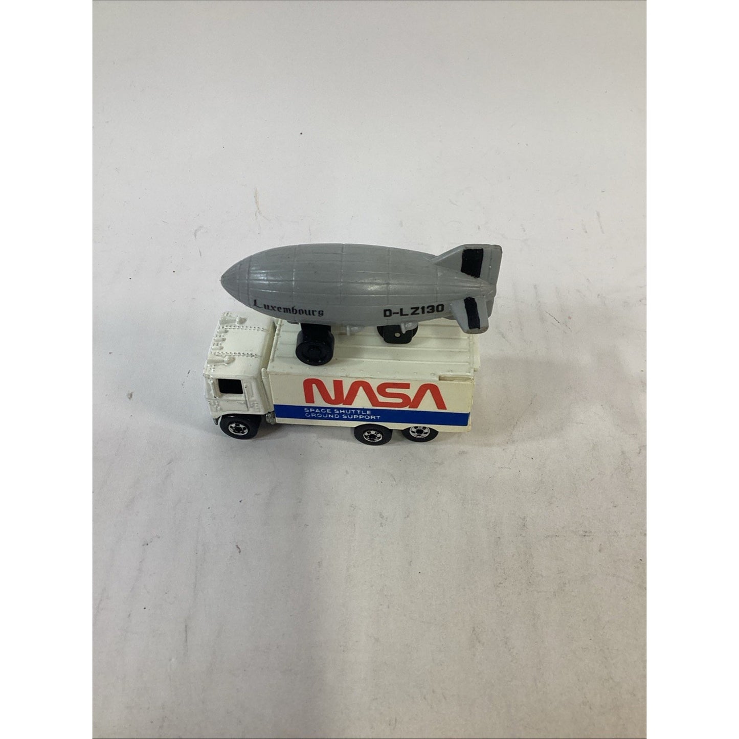 Hot Wheels 1979 NASA Space Shuttle Highway Hauler & Disney Luxembourg Blimp