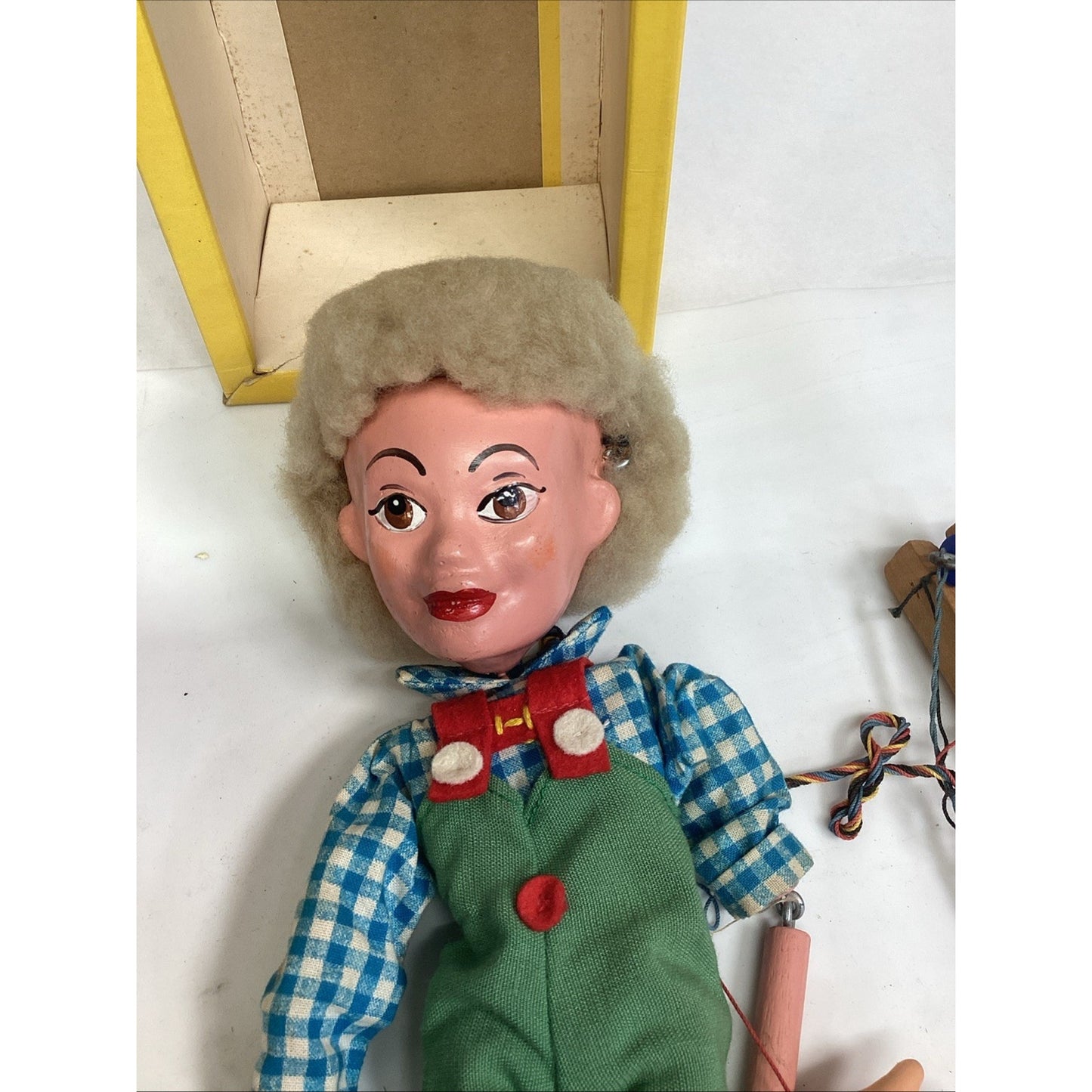 Vintage Rare Pelham "Hansel" Marionette Hand Puppet With Original Box - NOS