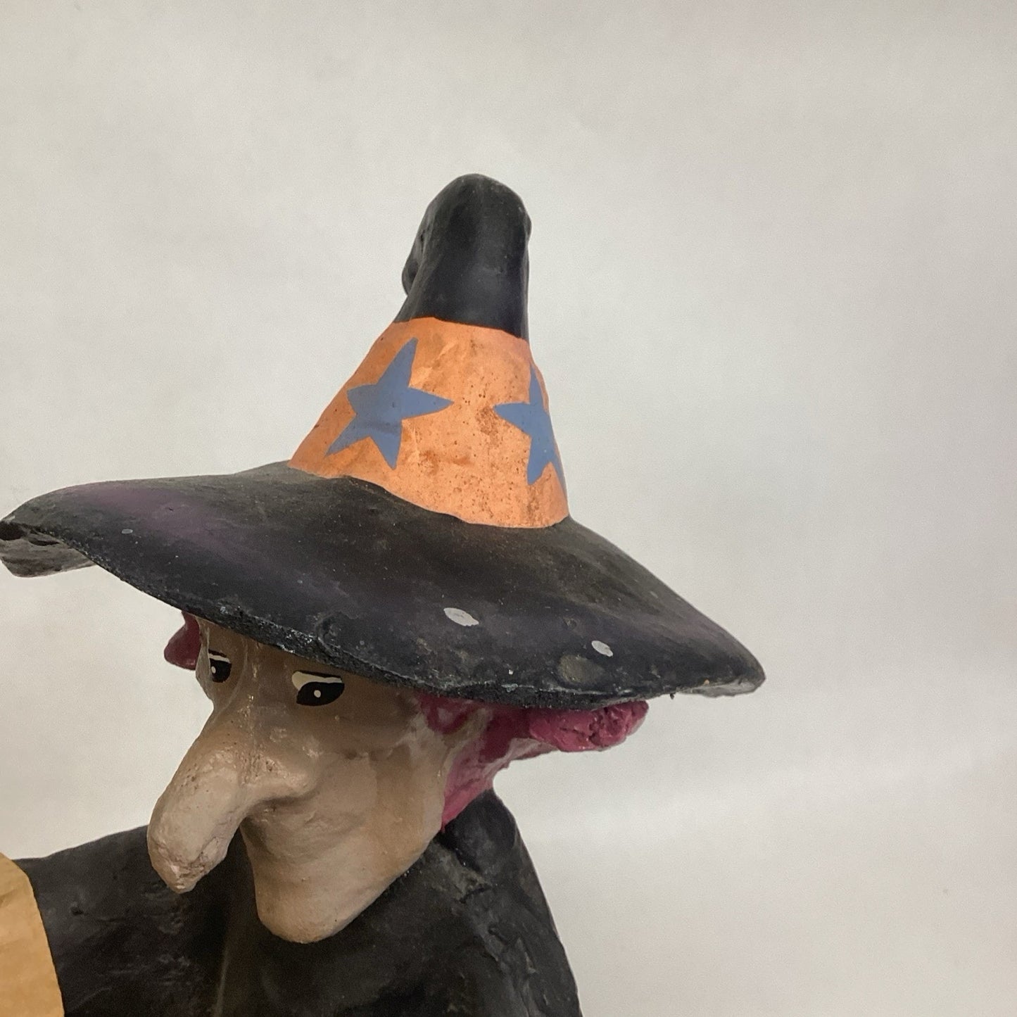 VTG NOS 90s Matrix Industries Halloween Witch Cauldron Lighted Foam Blow Mold
