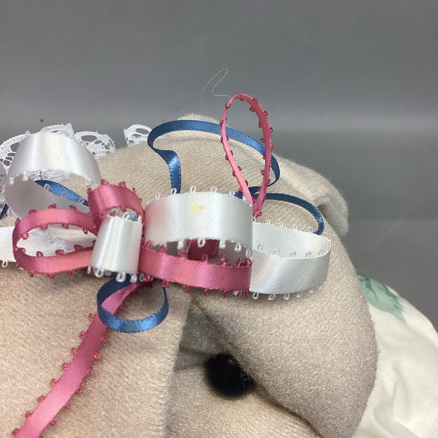 Vintage Collectible Primitive Handmade Plush Bunny Rabbit W/ Tag - 21”