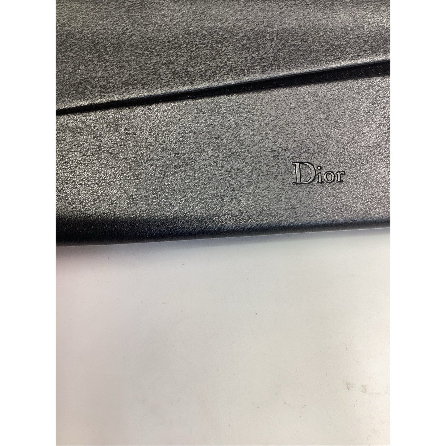 Christian Dior Black Folding Sunglasses Magnetic Eyeglasses Case With Card & Box