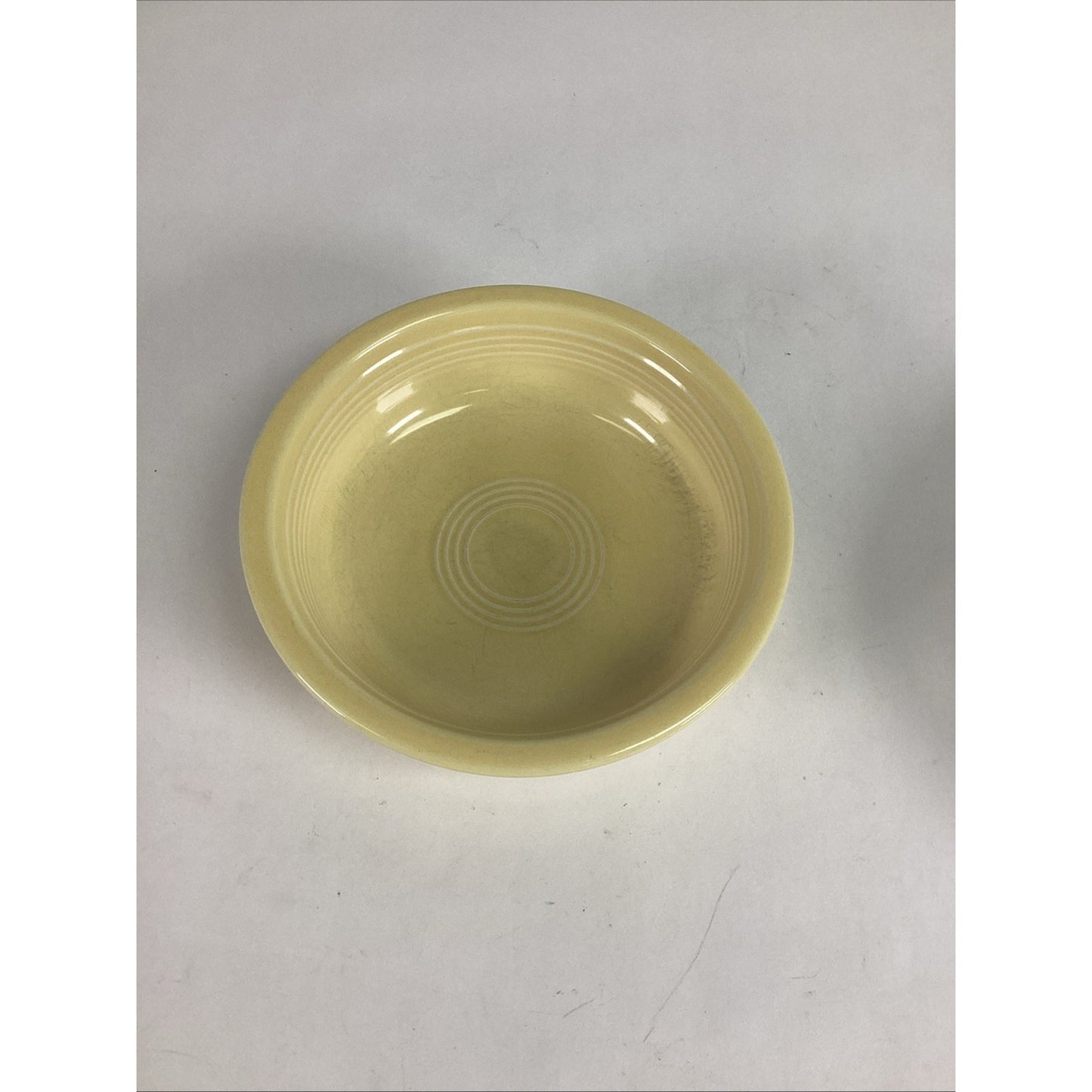 Vintage Yellow And White Fiesta Bowls - Made In USA