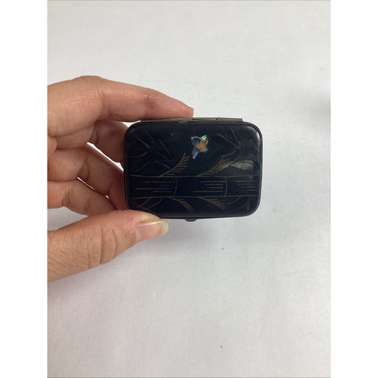 Vintage Japanese Matchbook Matches Holder With Flying Bird