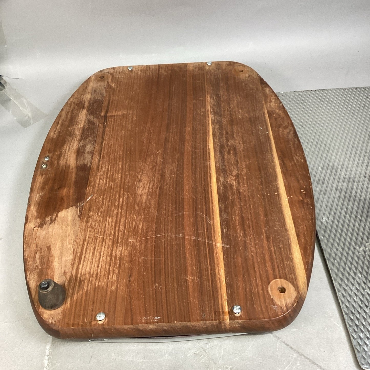 Large Wooden Carving Board, Double Edged Carving Knife & Counter Mat