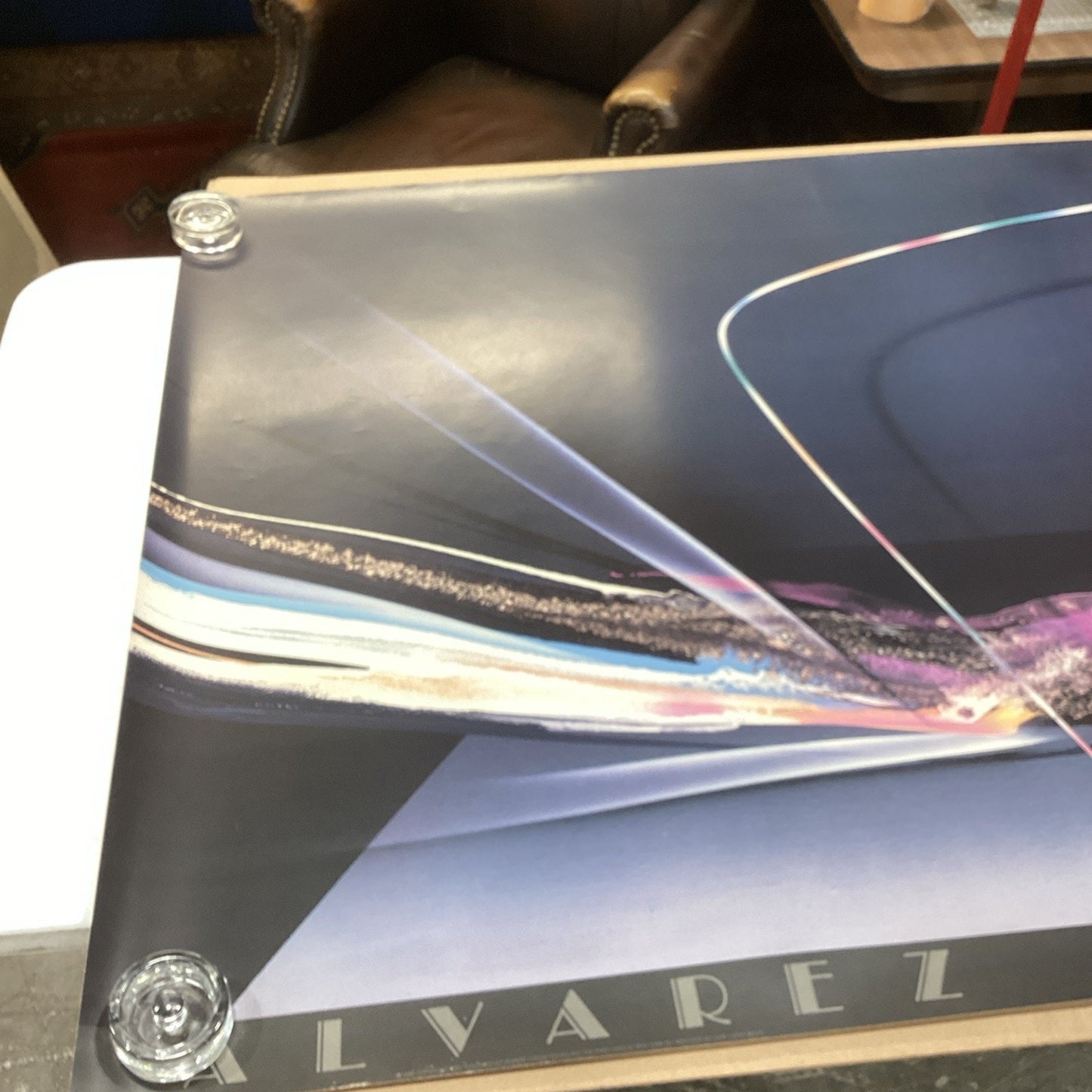 Vintage Elba Alvarez 1986 Litho Print - 48x38.25”