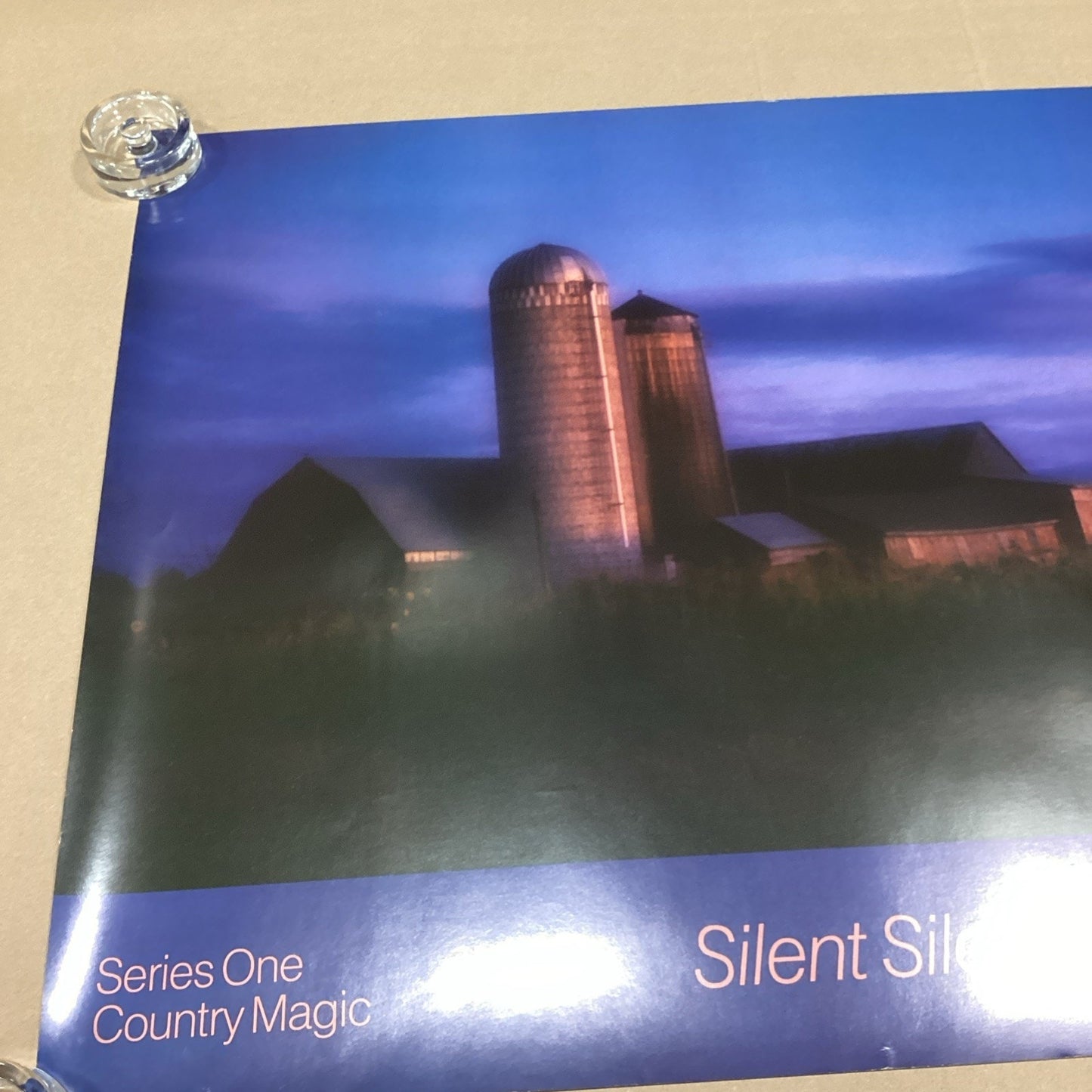 1985 Alan S. Maltz Series One Country Magic Silent Silos Poster - 30x24”