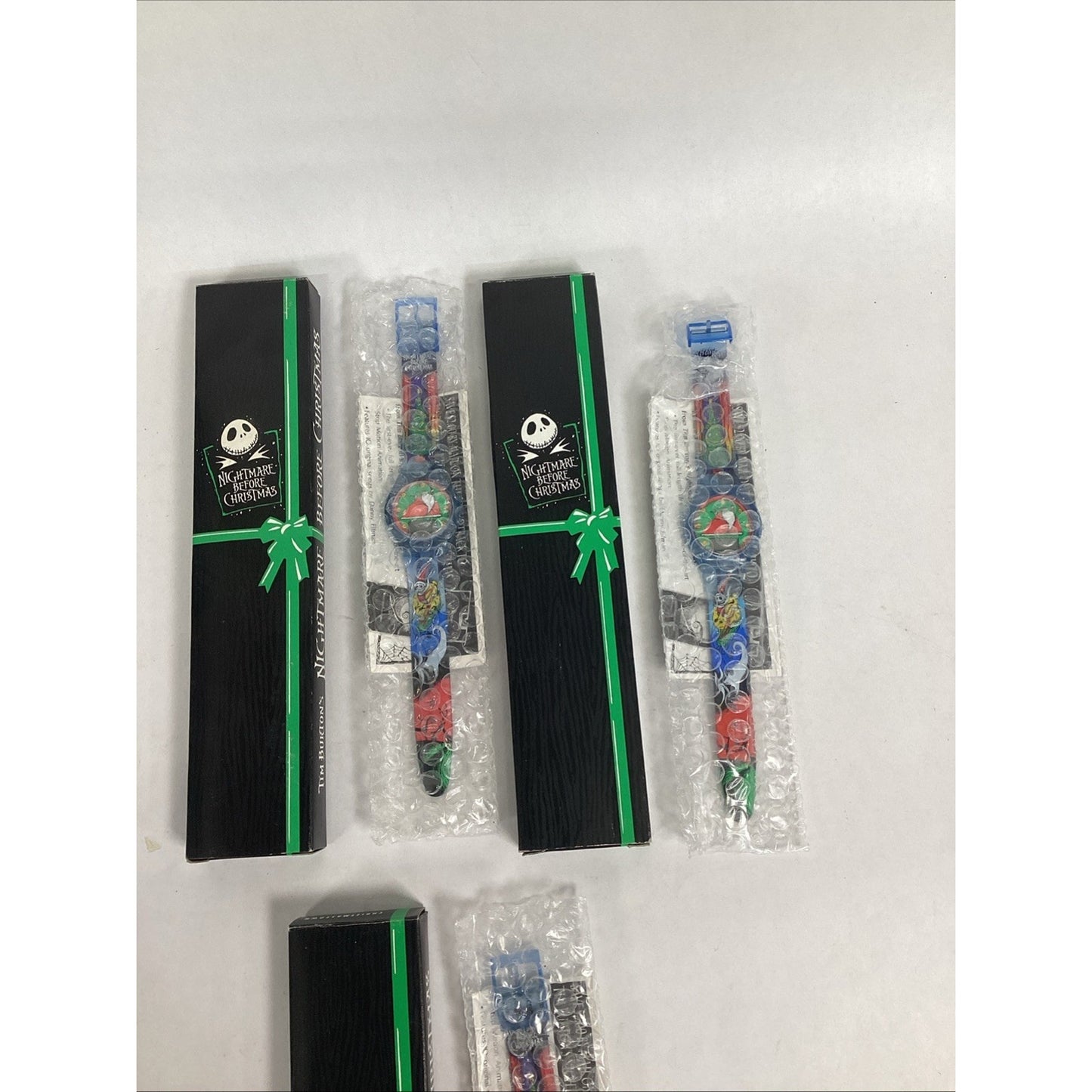 Vintage 1993 Nightmare Before Christmas Watches - New In Boxes - Burger King