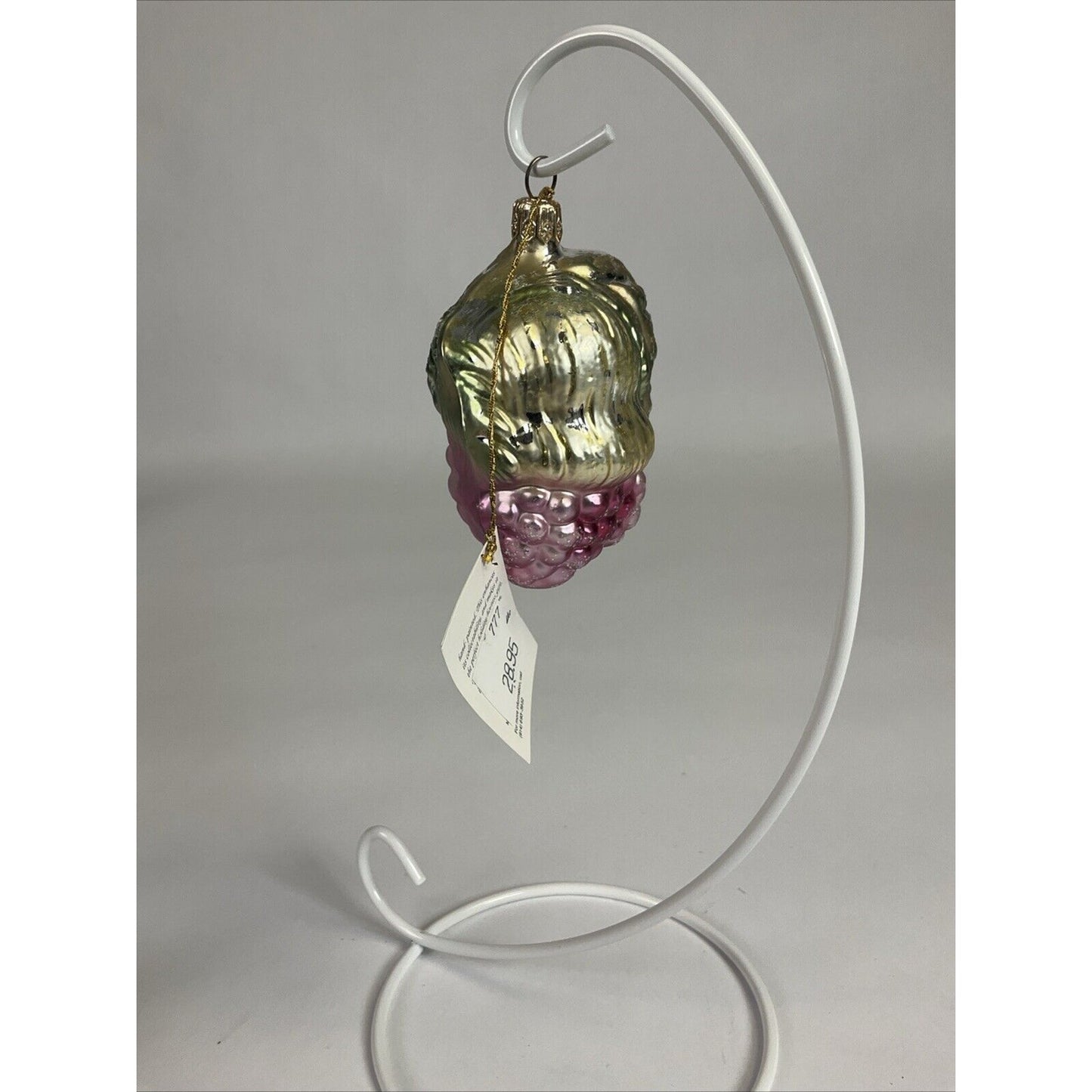 Christopher Radko Bordeaux Girl With Grapes Christmas Ornament