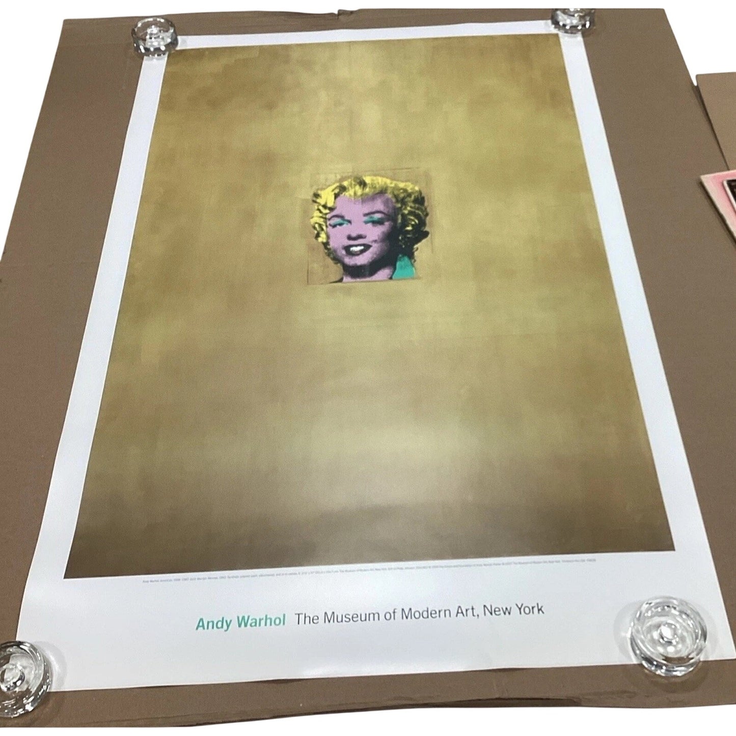 1999 Andy Warhol Marilyn Monroe Poster Print - Museum Of Modern Art - 42.5x28”