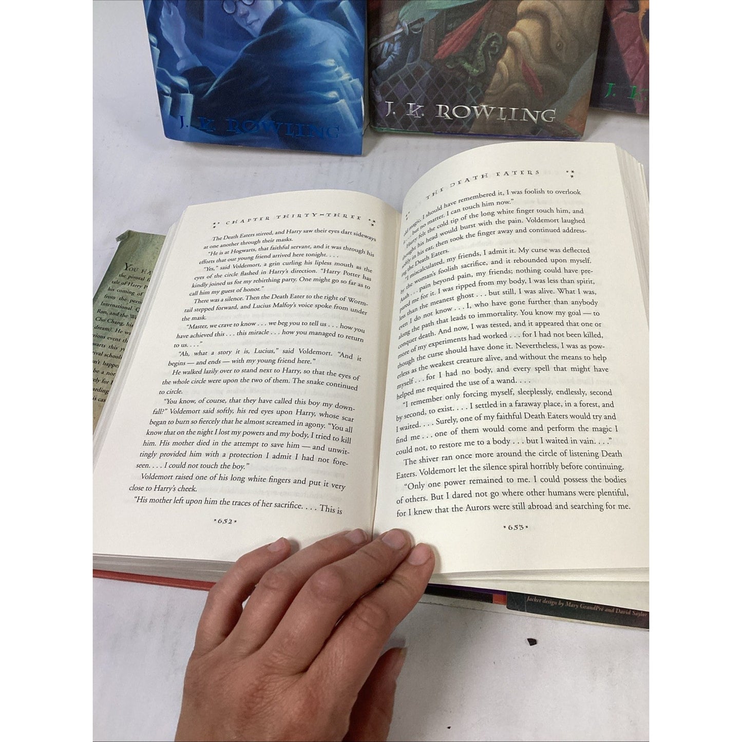 Lot of 6 Harry Potter Books - Hardcover