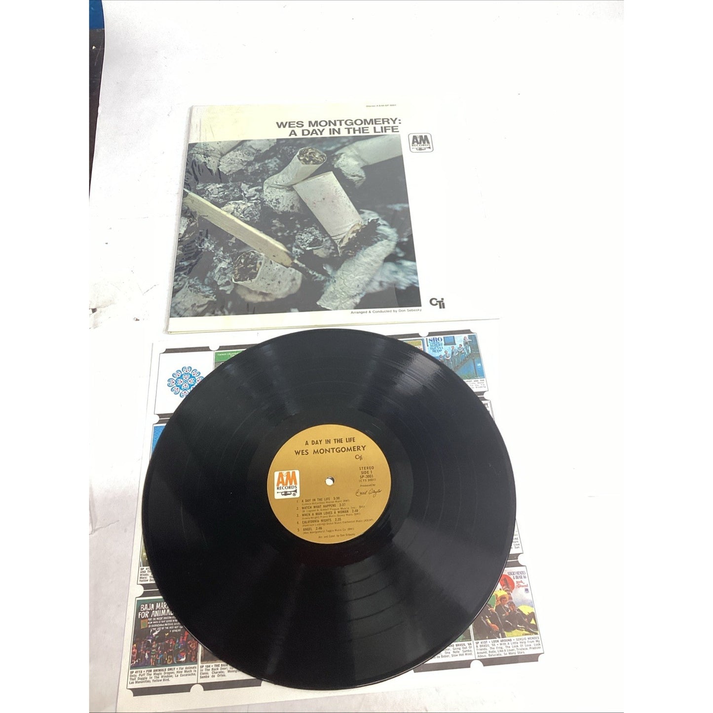 WES MONTGOMERY - A DAY IN THE LIFE Vinyl Record