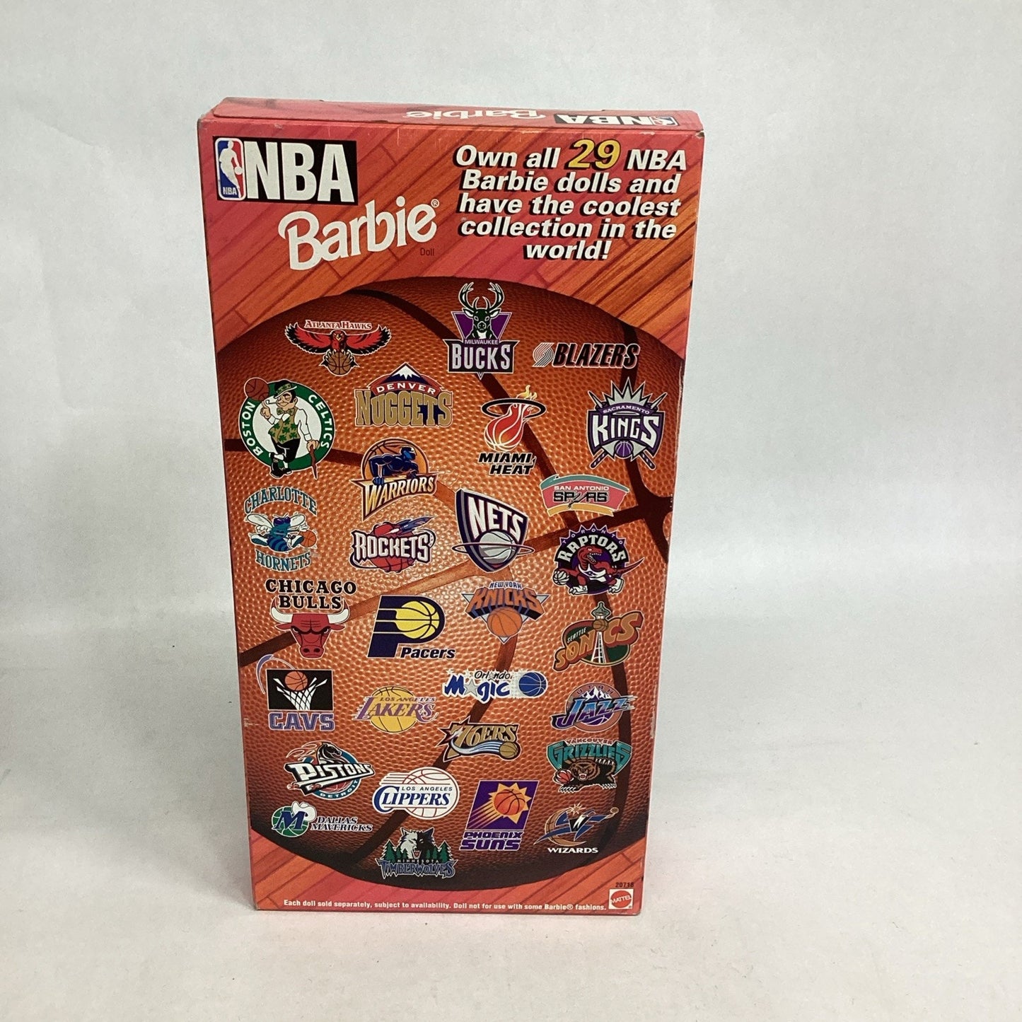 Barbie Doll Seattle Sonics Basketball 1998 Mattel # 20718 NOS NBA Team Uniform