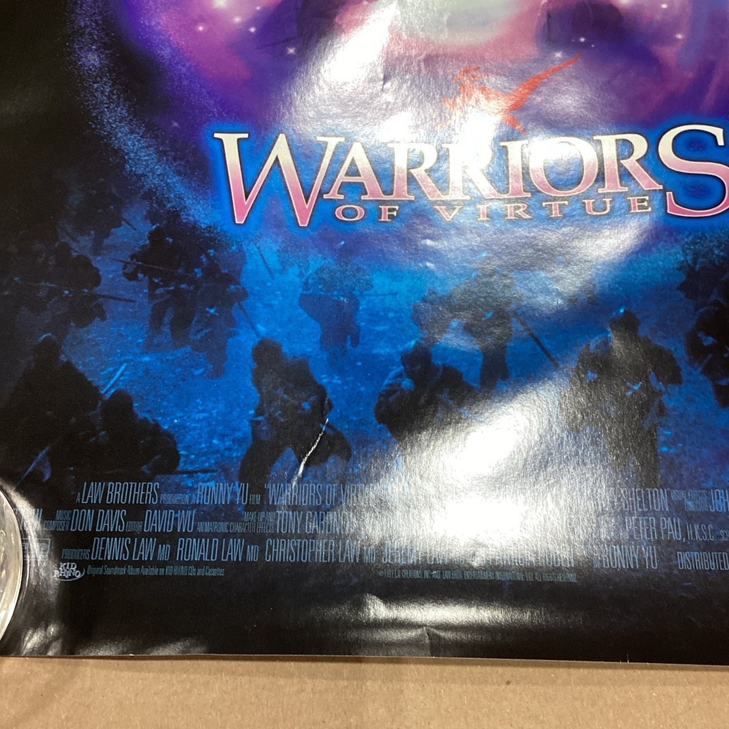 1997 Warriors Of Virtue Poster - 19.5x13”