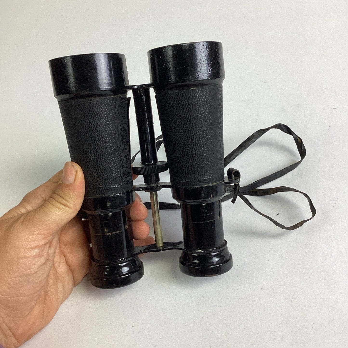 Vintage Black Binoculars With Strap