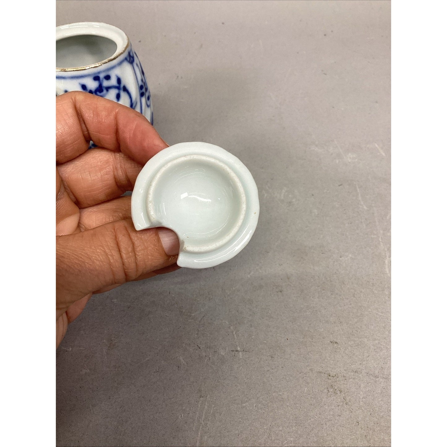 Antique Porcelain Mustard/Jam Cups - Made In Germany