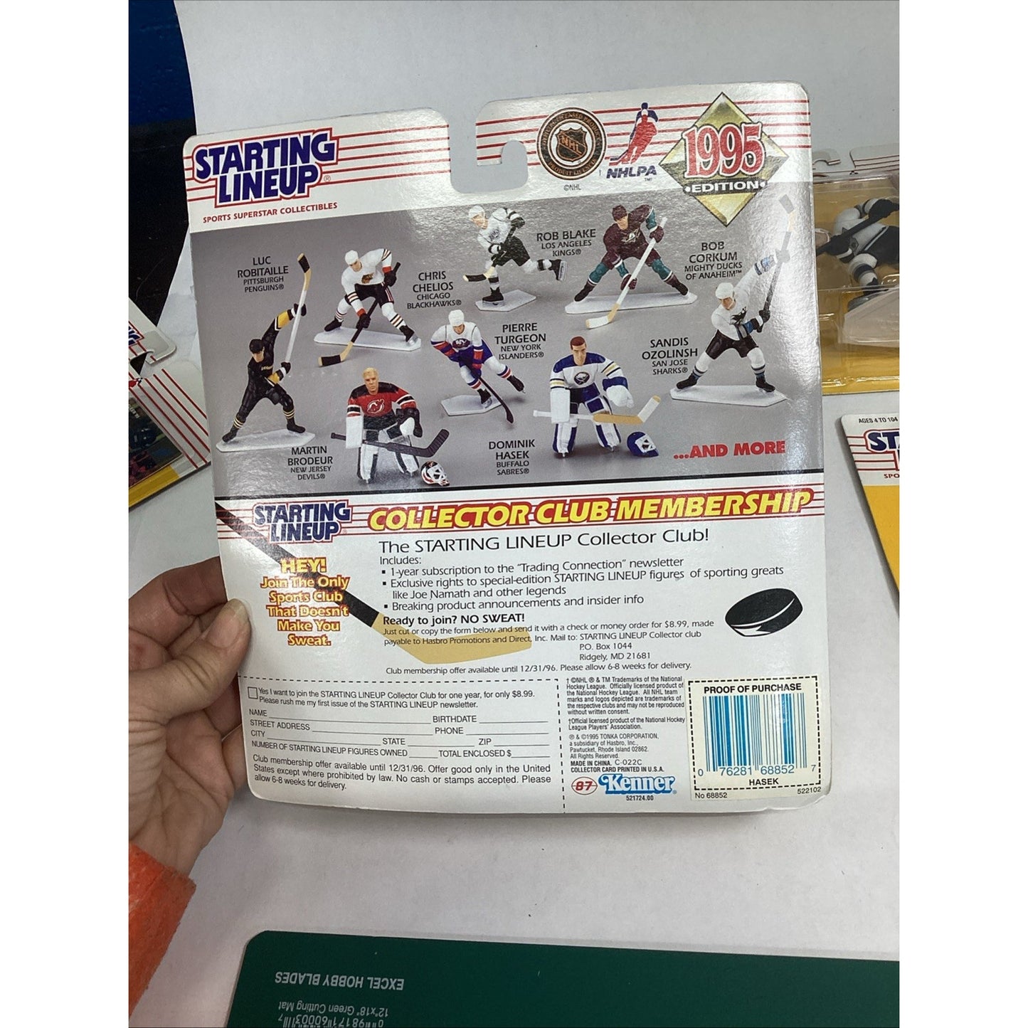 Lot Of 5 Starting Lineup 1995 Editions Hockey Player Figures - New