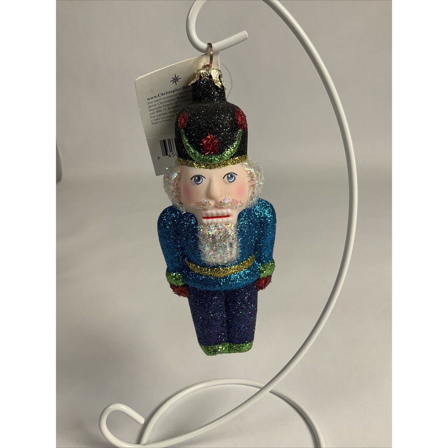 Christopher Radko Snow More Room Christmas Nutcracker Ornament