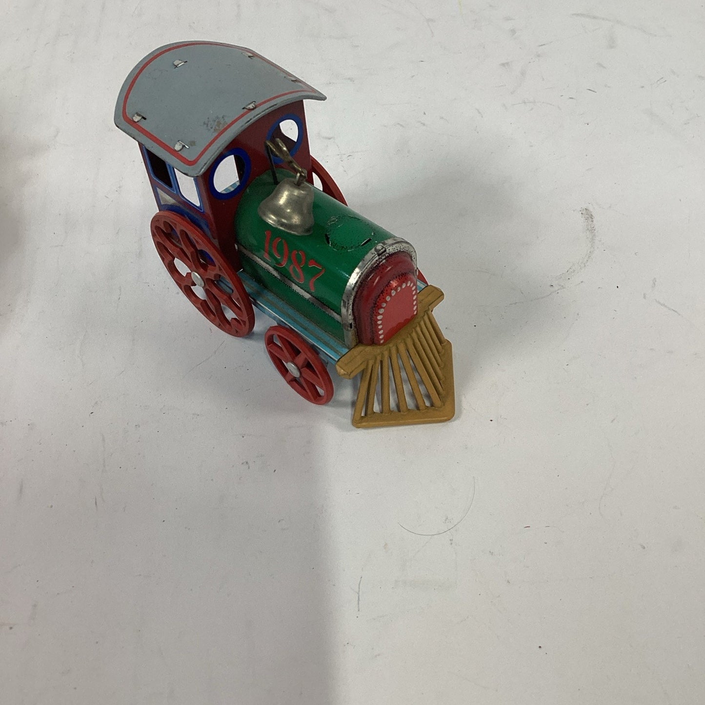 1987 Hallmark Cards Tin Train Ornament - NOS