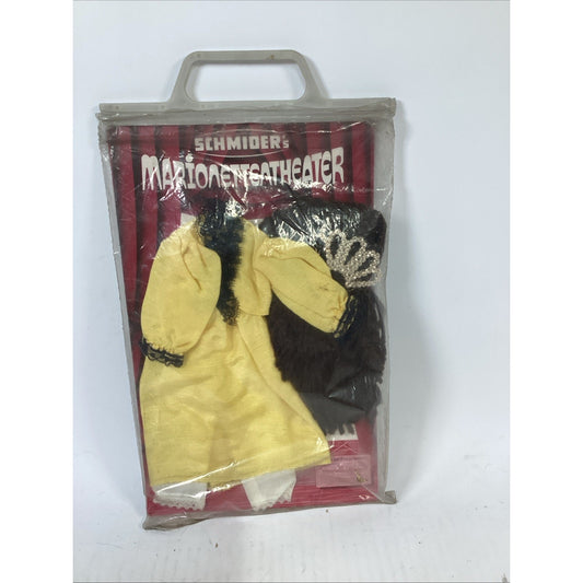 Schmider’s NOS Vintage Wooden Marionette Puppet Clothing - Made In West Germany