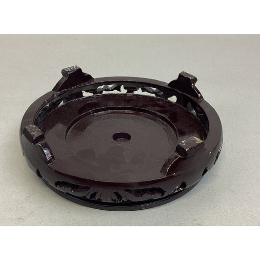 Vintage Wooden Carved Ornate Vase Stand