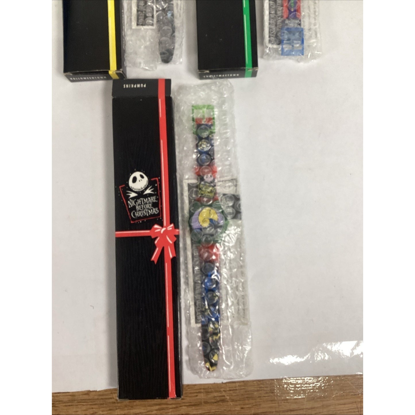Nightmare Before Christmas 1993 Burger King (3) Watch Set - New