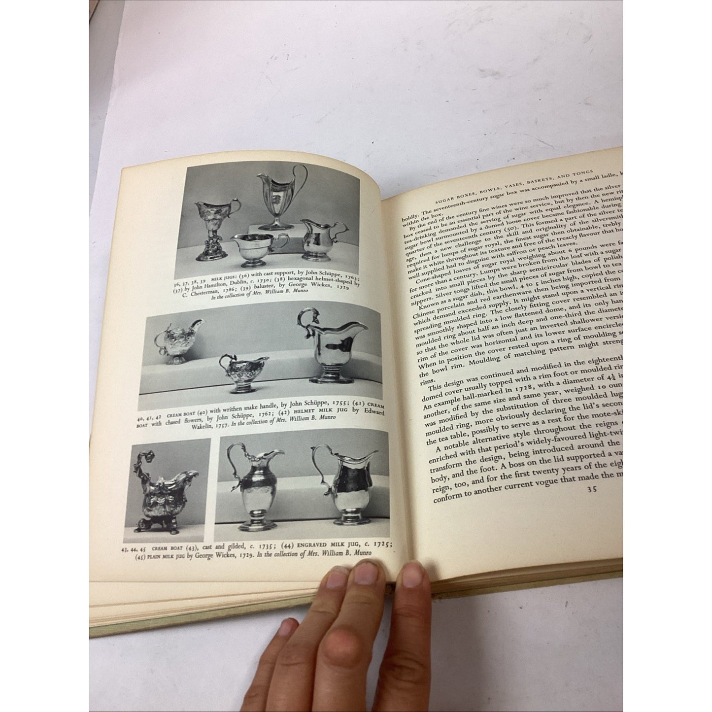 SMALL ANTIQUE SILVERWARE BY BERNARD HUGHES - ILLUSTRATED - 1957 - First Edition