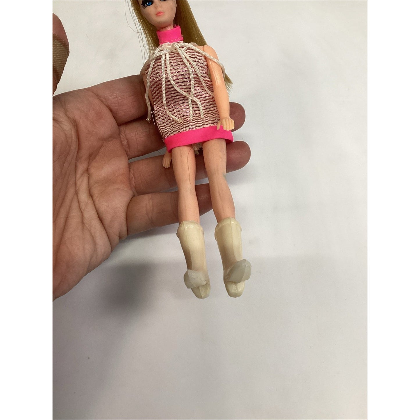 Vintage 70’s Topper Dancing Dawn Doll in Original Pussycat Mini Dress