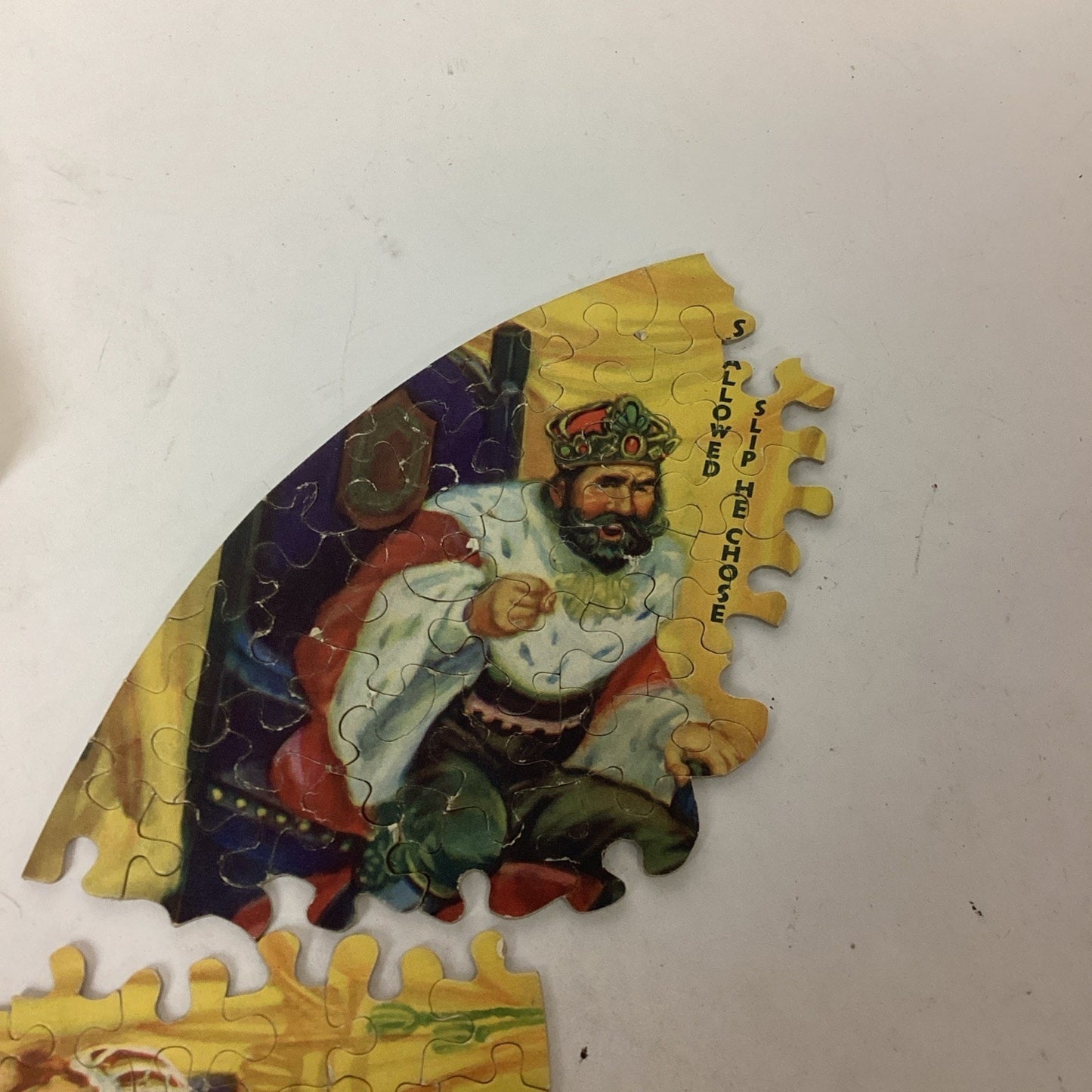 Vintage The Problem Jig Saw Puzzle - Princess And Peasant Problem #1