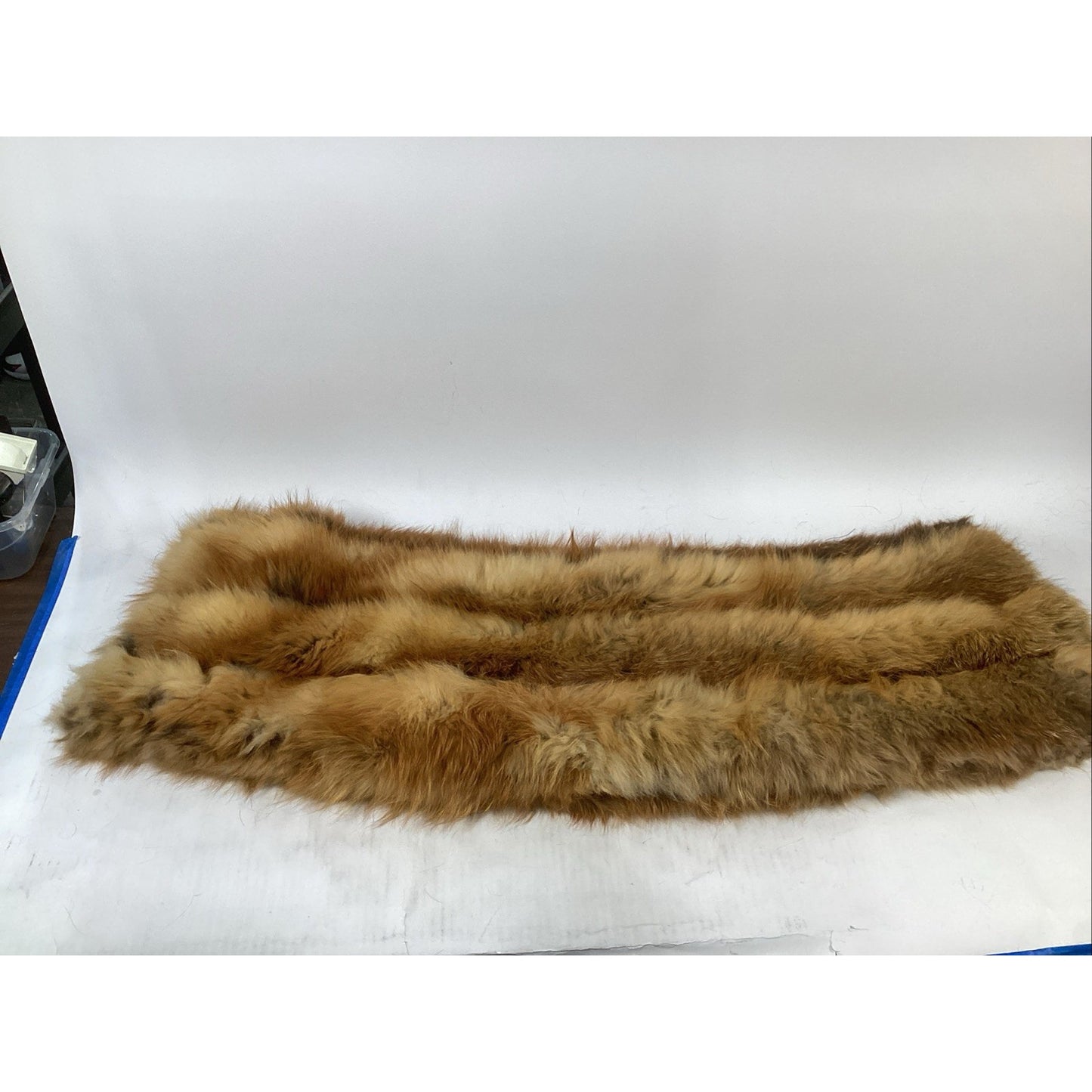 Fox Fur Women’s Shawl Neck Scarf - 80”Lx13.5”W