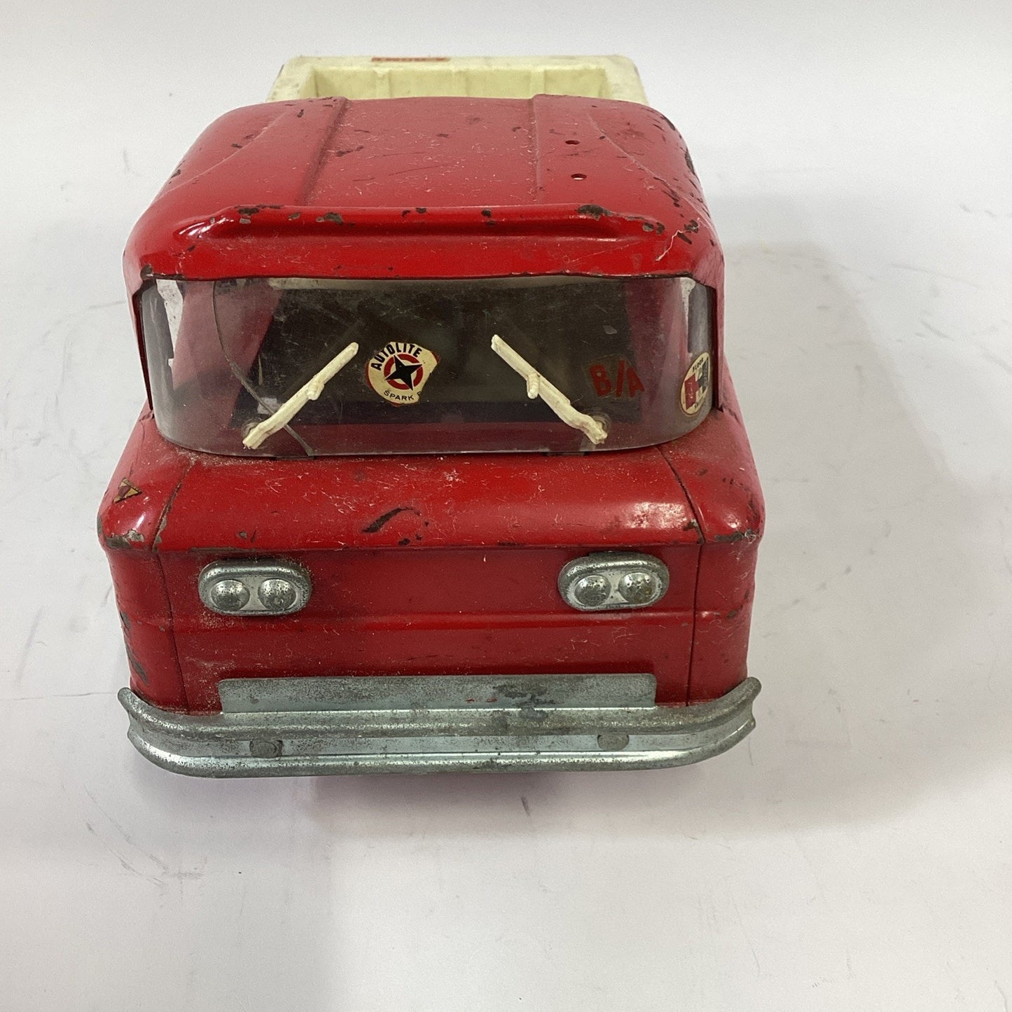 Vintage Structo Red Pick-Up Truck Pressed Steel