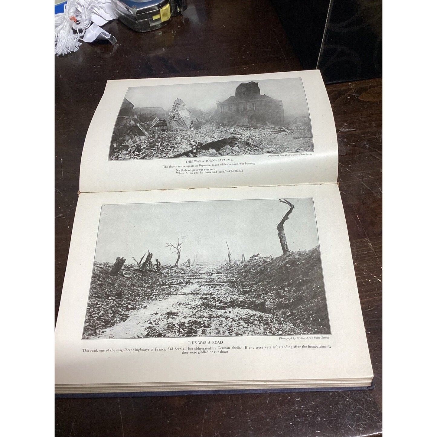 Antique 1917-1920 History Of The World War by Frank H. Simonds Volumes 1-5