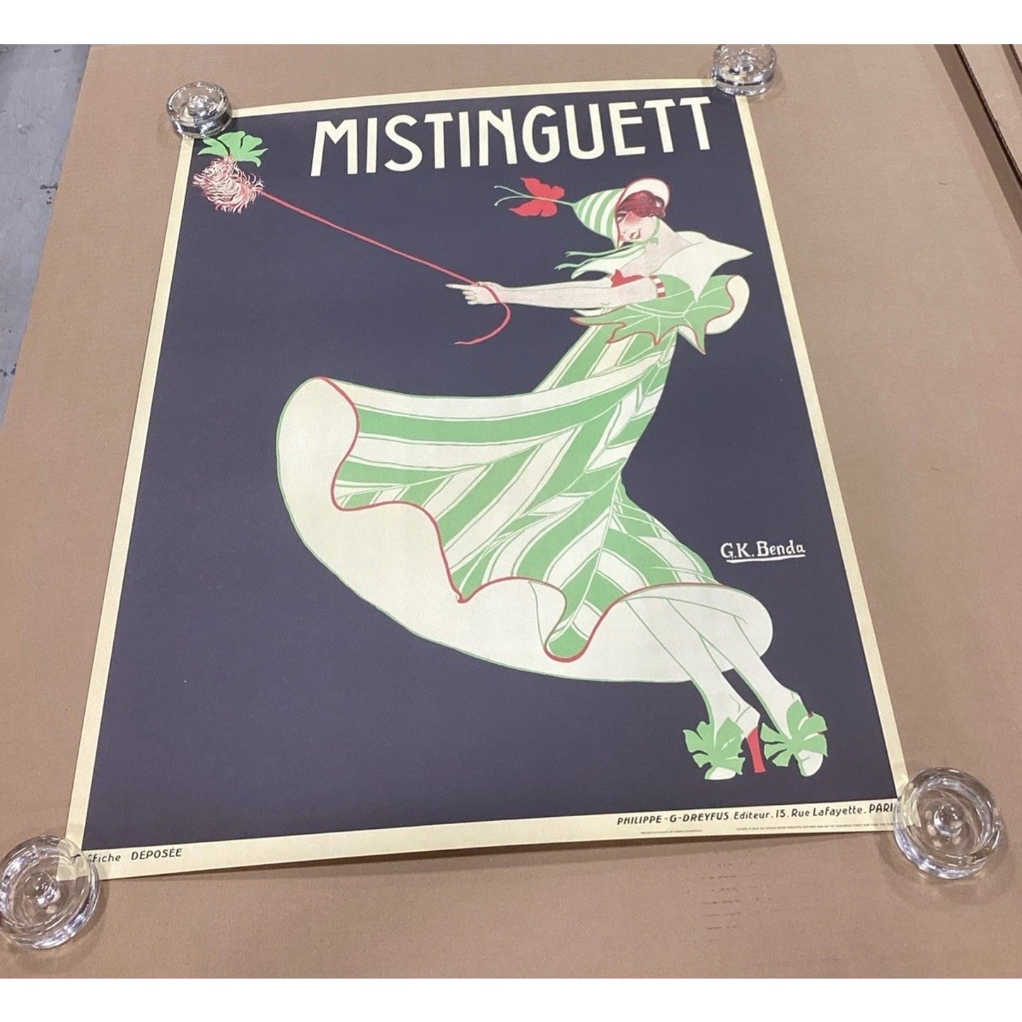 Repro Mistinguet Moulin Rouge Poster - 33x25”