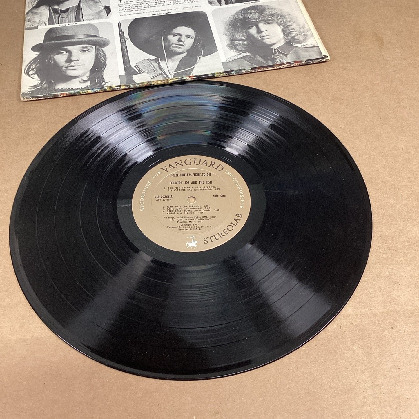 Country Joe and the Fish I Feel Like I'm Fixin to Die LP