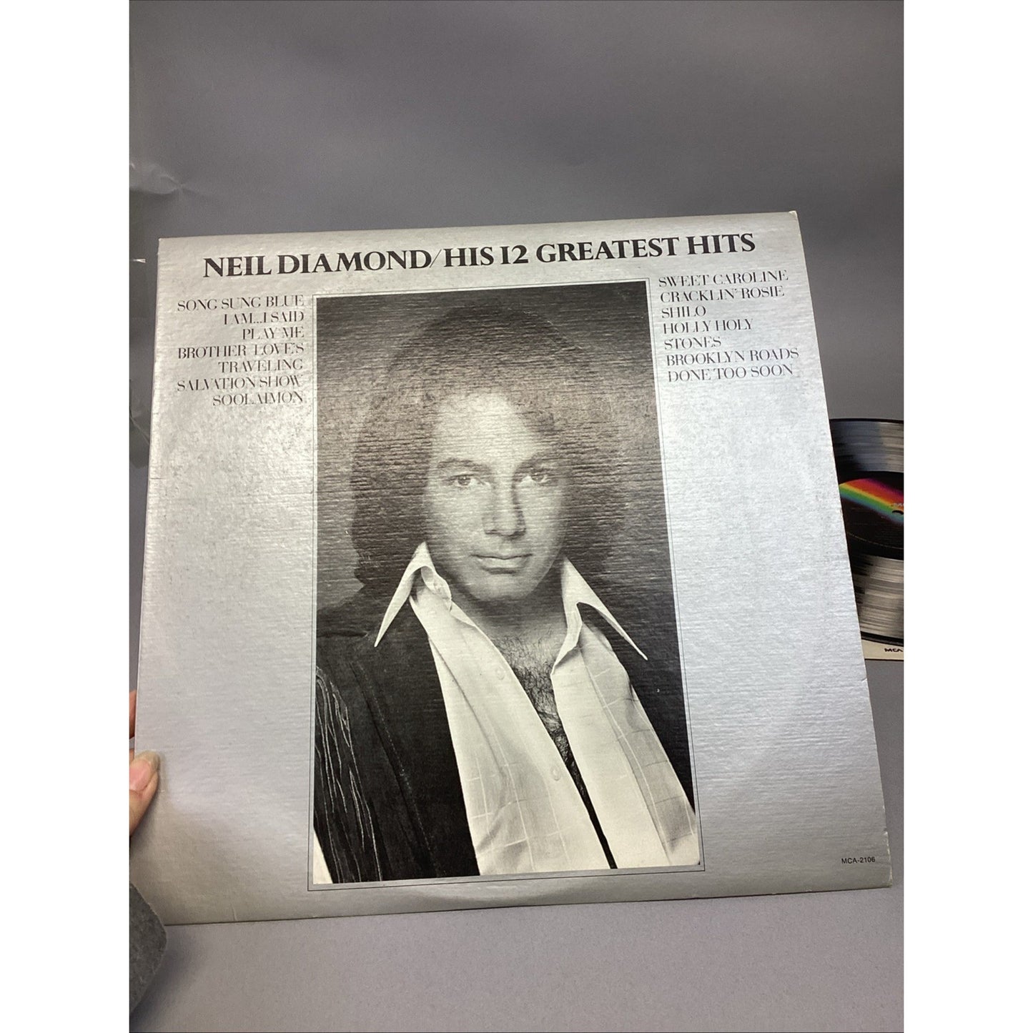 Neil Diamond 12 Greatest Hits & Neil Diamond Double Gold Vinyl Records