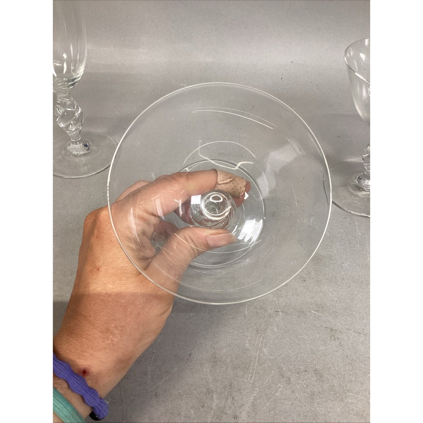 Set Of 5 - Wine Glasses And Water Goblets