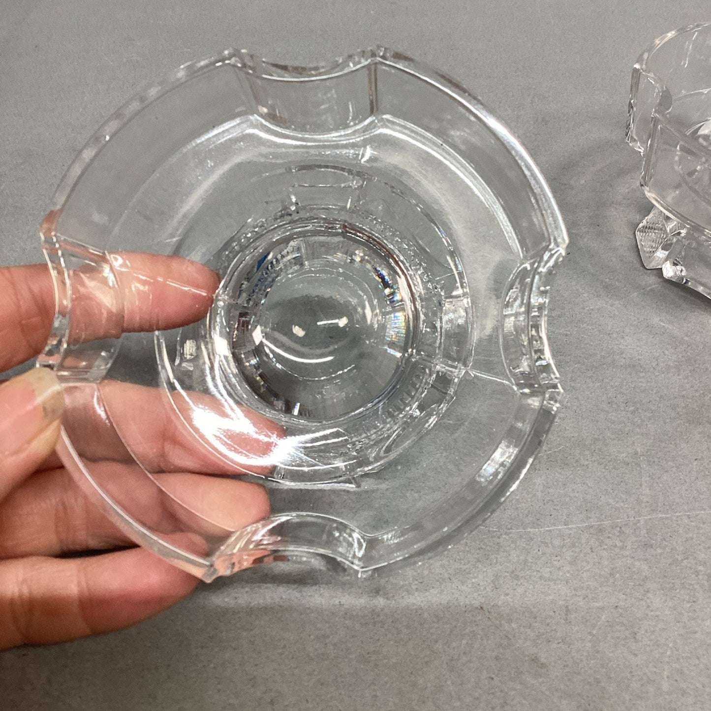 Set Of 5 Antique Duncan & Sons Celtic Cross Glass Honey/Dessert Dishes - c.1882